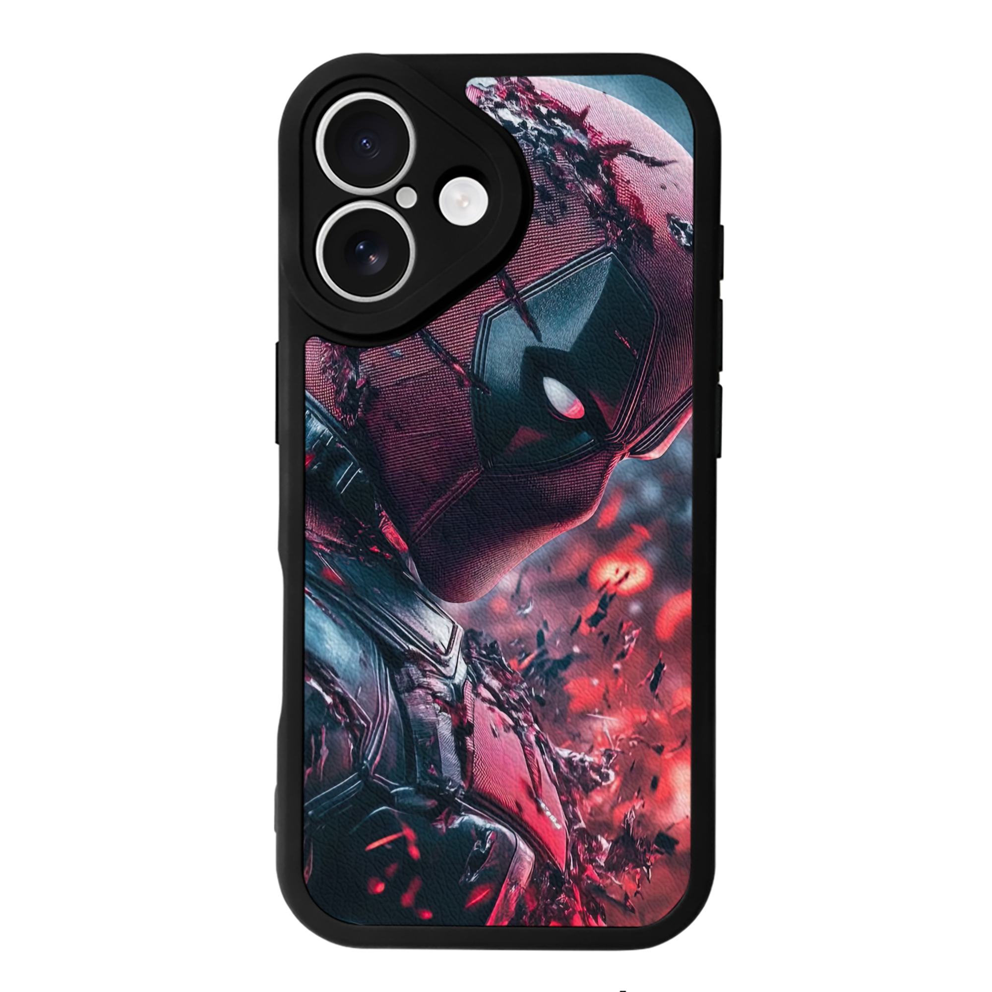 （画像用） Deadpool デッドプール 【iPhone 16シリーズ対応】シリコンスマホケース（レザー調） 材質：シリコン